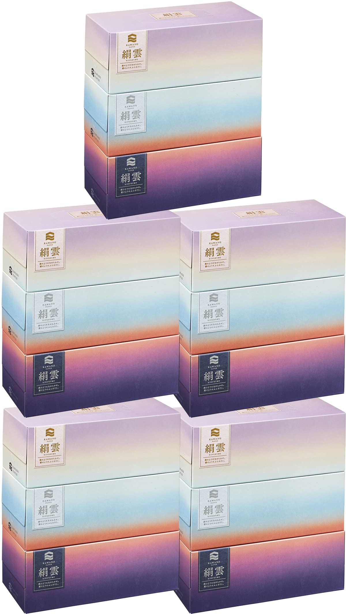 河野製紙 絹雲 新保湿ティシュ 3枚重ね 130組 3個入り×5パック Amazon.co.jp: 河野製紙 絹雲BOXティシュ130組×3個パック : ドラッグストア