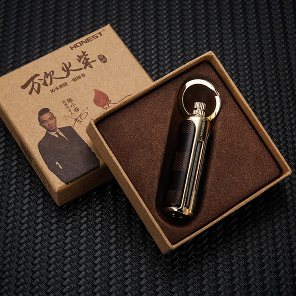 Amazon.com: AXIASUO Retro Kerosene Lighter, Portable Keychain