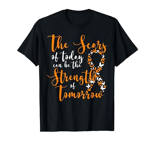Inspirational Mental Health Ribbon Self Harm Awareness T-Shirt