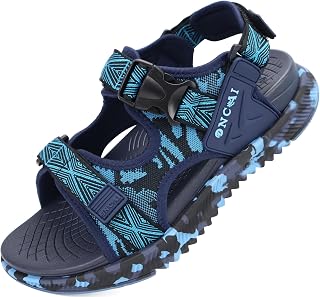 Wandersandalen Herren，Masche Bequeme Orthopädische Recovery Trekkingsandalen mit Verstellbarem Riemen Sommer Strand Sportsandalen Größe 40-49