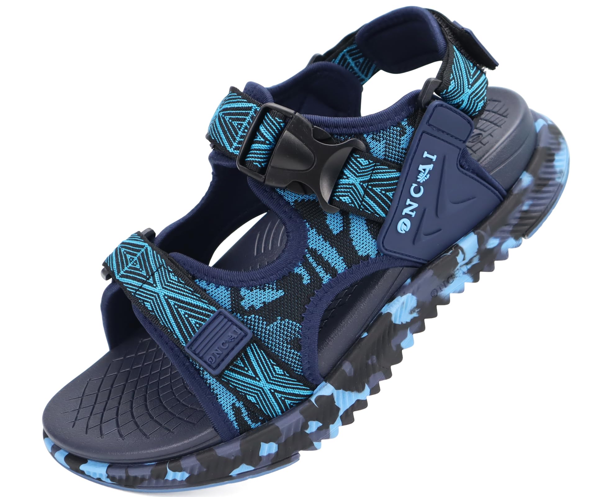 ONCAI Wandersandalen Herren，Masche Bequeme Orthopädische Recovery Trekkingsandalen mit Verstellbarem Riemen Sommer Strand Sportsandalen Größe 40-49