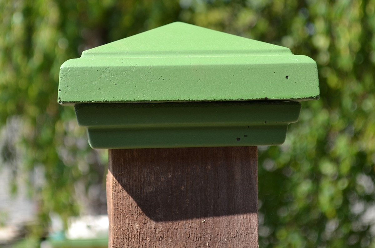 Plastic MOLDS for Post Cap Fence 4″x4″ Concrete Cover Pillar Coping