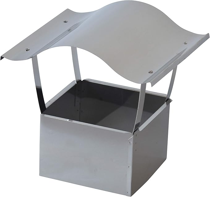 Regenhaube Für Schornstein 150mm - Edelstahl Kaminabdeckung Kegelförmig