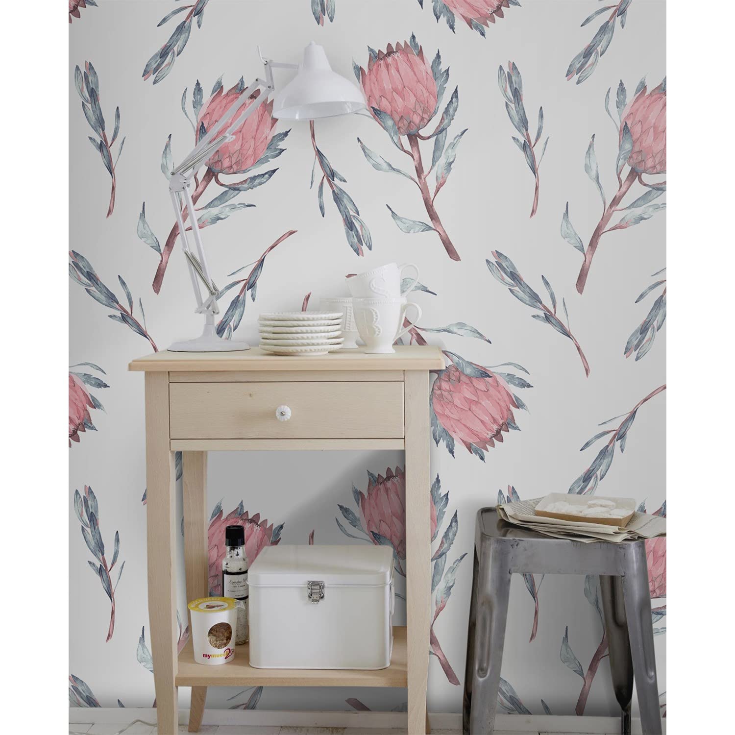 Papier peint fleur de cerisier 152x104cm crée une ambiance zen de chambre