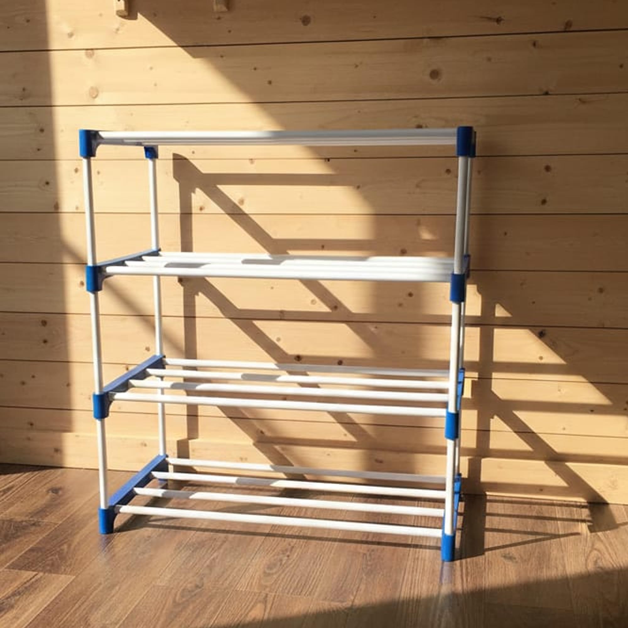 4 Tier Shoe Rack for Home Storage | Multipurpose Footwear Organizer Shelf for Shoes Slippers Sandals Sneakers and Daily Use Footwear-image-9