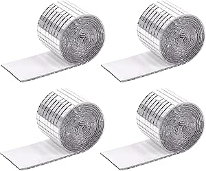 SOUJOY 36000 Pieces Mirror Mosaic Tiles, 5 X 5 Mm Self Adhesive Mirror Stickers, Gold Glass Mini Square Disco Ball Mirrors For DIY Home Decorations