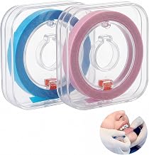 2 Rolls Interdental Abrasive Strips, 30μm and 50μm Grit for Teeth Polishing, Teeth Whitening Strips Kit, for Tartar Tooth Removal, Effective Teeth Cleaning