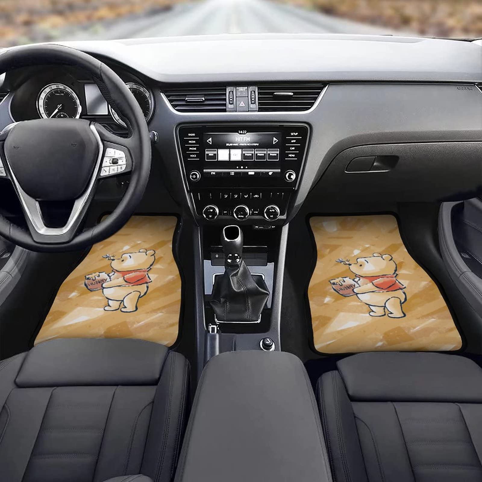 Amazon.co.jp: カーマット くまのプーさん 車用フロアマット 4枚セット 
