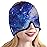 KingPavonini Migraine Relief Cap, Soothing Headache Relief Cap for Long-Lasting Cooling, Hot and Cold Therapy, Odorless Gel Migraine Cap for Tension, Stress, Hangover, Sinus & Puffy Eyes Stars