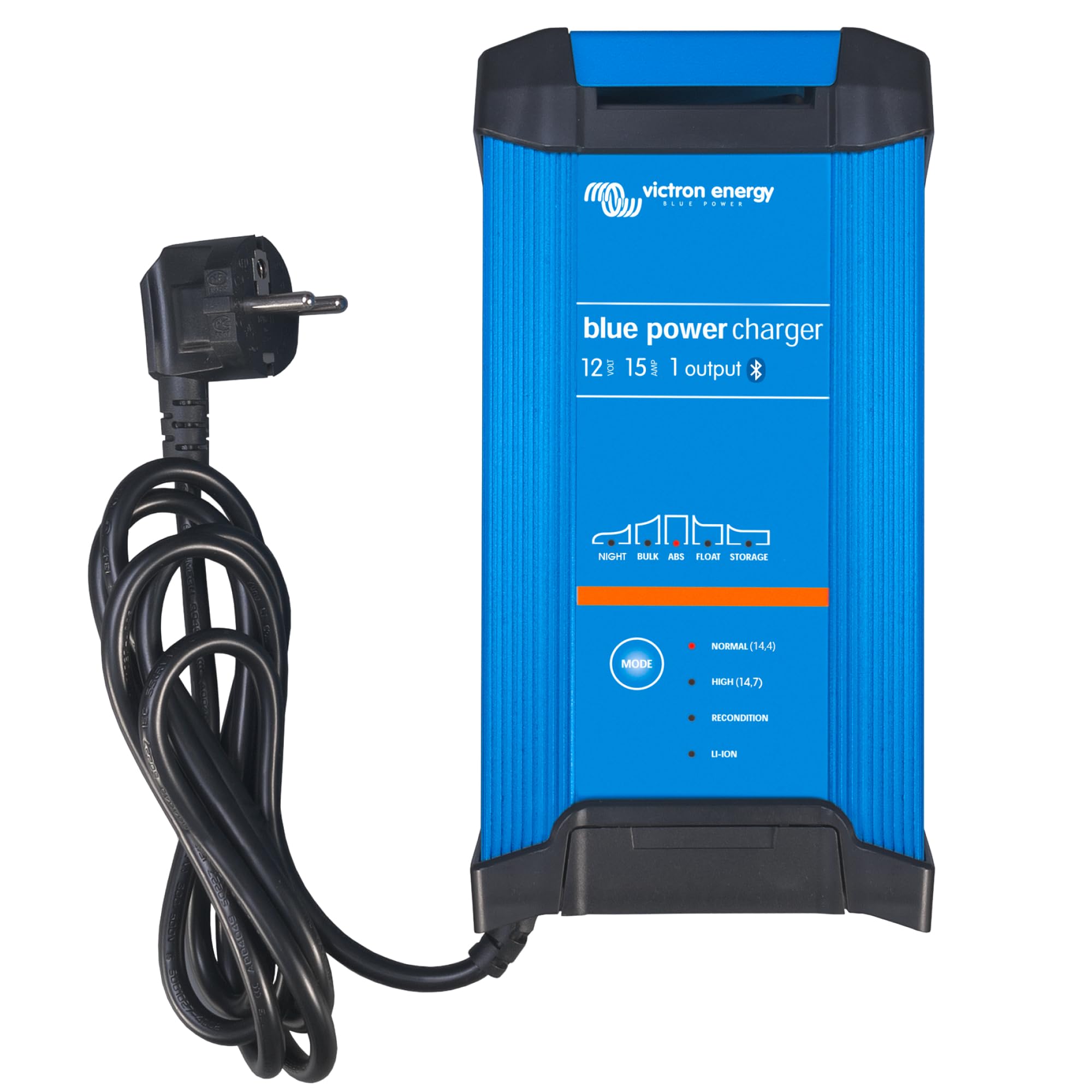 Victron Energy Blue Smart IP22 12-Volt 15 amp 230V, Caricatore Batteria a Singola Uscita CEE 7/7, Bluetooth