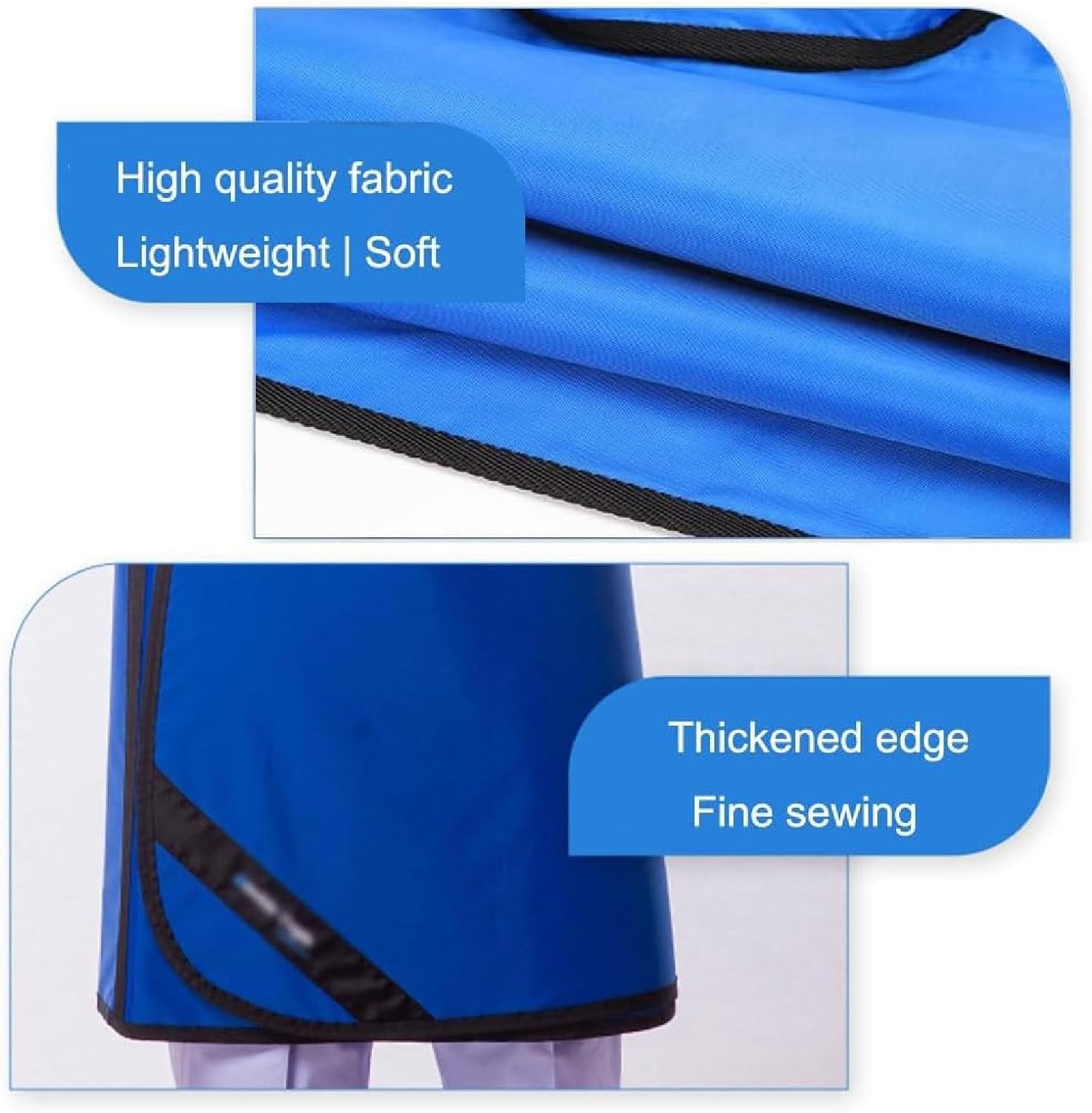 Delantal contra la radiación Impermeable, Delantal de Plomo de 0,35 Mmpb/0,5 Mmpb, Delantal de Rayos X de Cuerpo Completo, Traje de Ropa, Traje de protección contra la radiación, Unisex