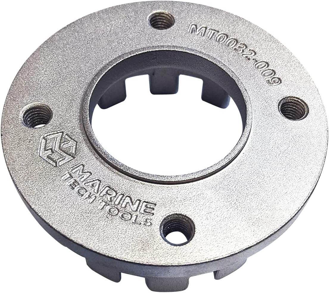 Marine Tech Tools Retaining Ring Wrench 83mm OD, 12 Tooth - Attachment to Wrench Handle (AMT0031) - Fits on Suzuki DF60, DF70, DT90, & DT100 Gearcases