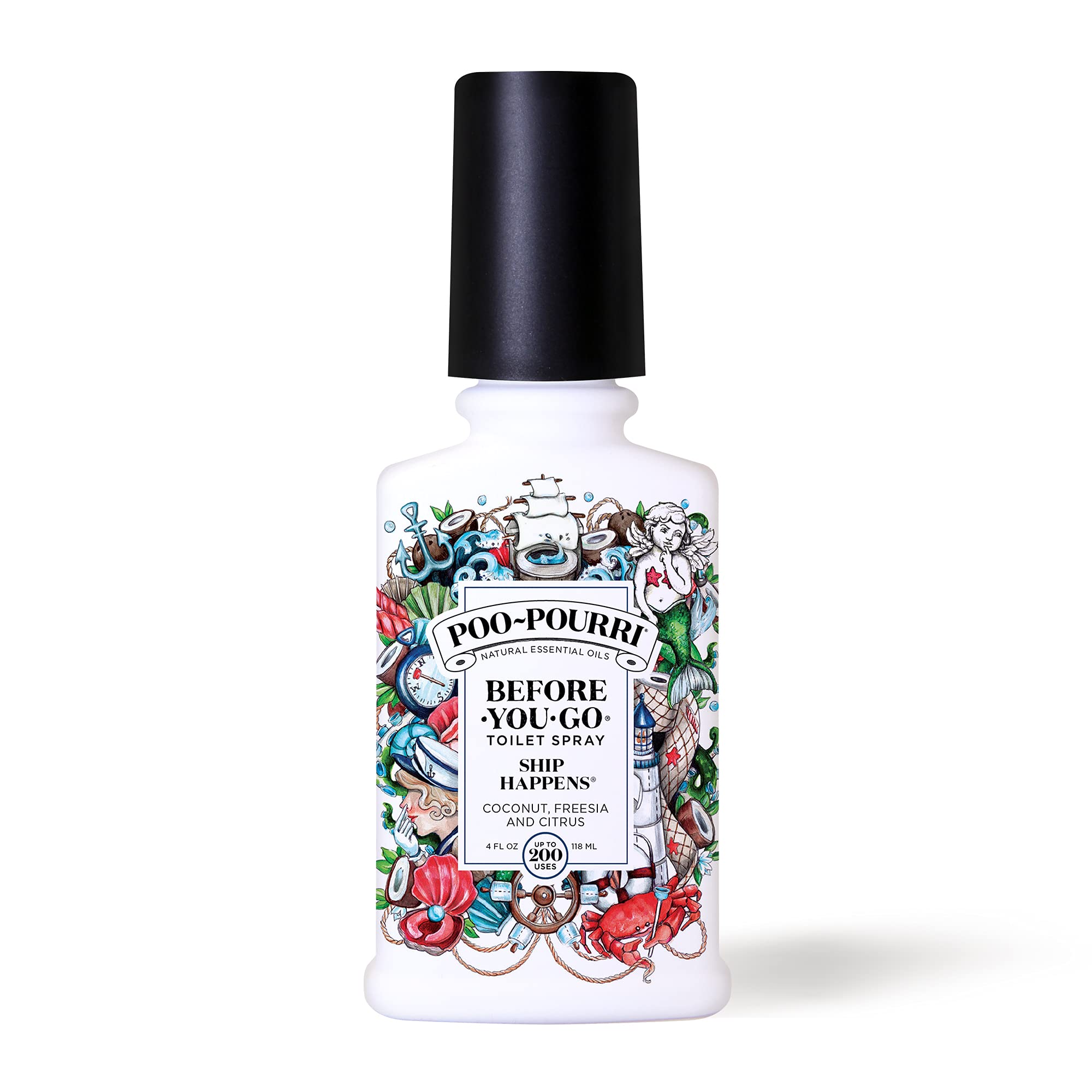 Amazon.com: Poo-Pourri, 4 Fl Oz, Ship Happens Scent 4 Fl Oz : Home & Kitchen