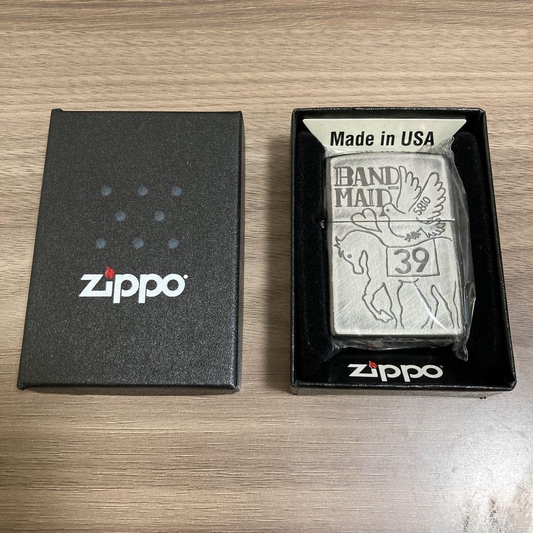 Amazon.co.jp: BAND-MAID ZIPPO MIKU Ver. with autographed bromide 
