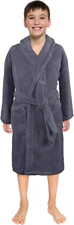 Turkish Linen Ultra-Soft Plush Shawl 100% Polyester Robes for Boys and Girls
