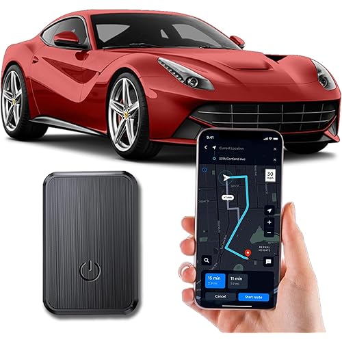GPS Tracker for Vehicles, Accurate Real-Time Tracking Device for Vehicles, Loved Ones, Pets, with Precise Location, Multiple Alerts and Multi-Language Support/No Monthly Fee