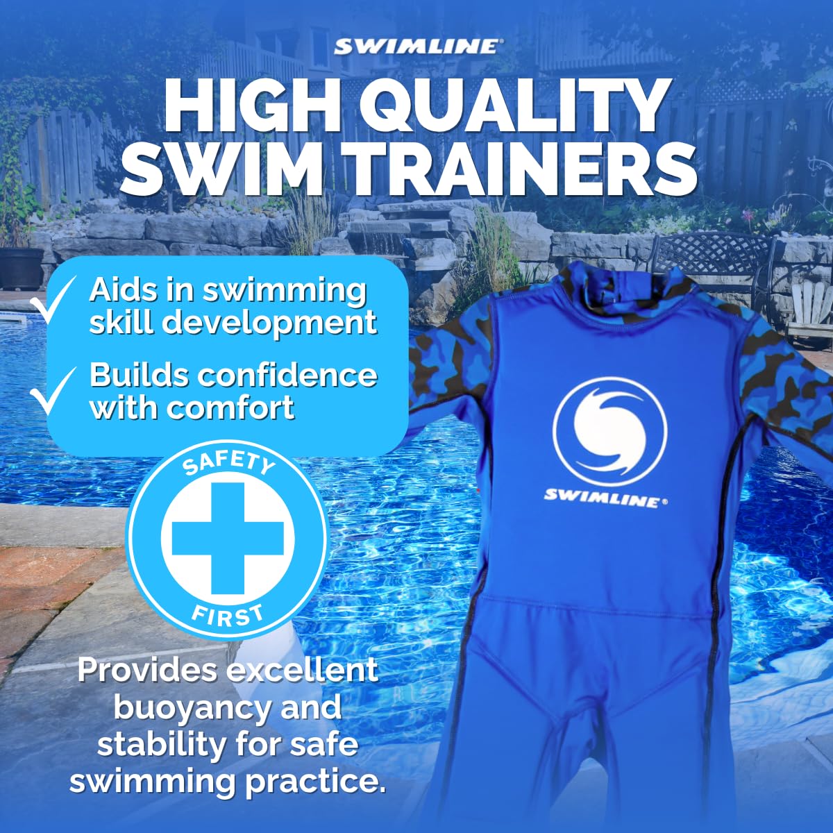 Amazon.com : SWIMLINE Buoyant Zip-Up Swim Trainer Vest