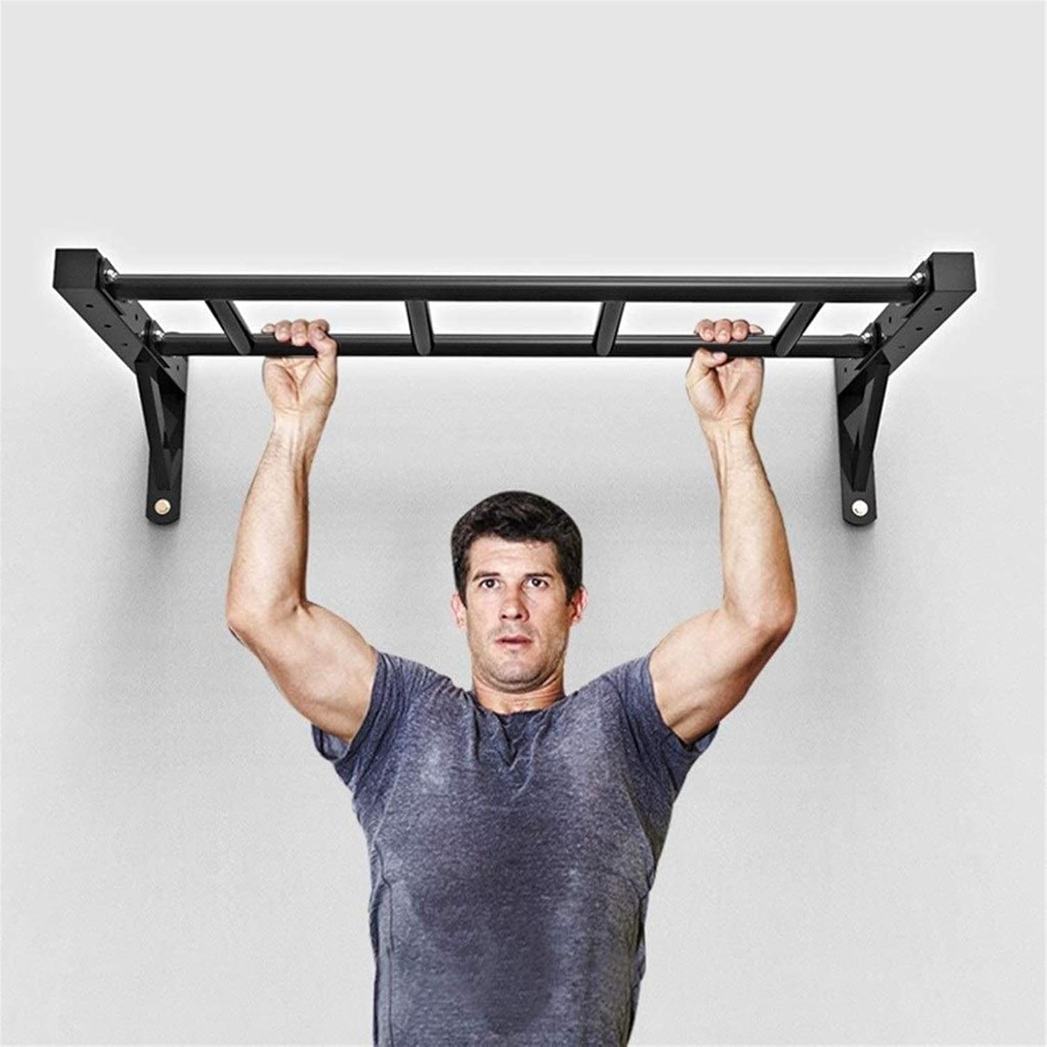 Pull Ups Strength Training Pull-Up Bars Strength Training Dip Stands Door Multi-bar Horizontal Bar Strength Fitness Bar Home Pull Rod Stable Triangle Base