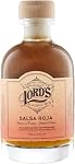 SALSA ROJA by Lord's Hot Sauce - 100ml - 100% Product of Canada, All Natural and Small Batch Fermented - Preservative-Free, Non GMO, Gluten Free, Vegan