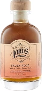 SALSA ROJA by Lord's Hot Sauce - 100ml - 100% Product of Canada, All Natural and Small Batch Fermented - Preservative-Free, Non GMO, Gluten Free, Vegan