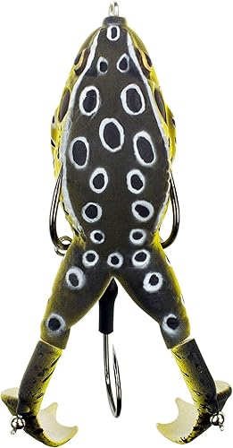 Miniatura 13 de LUNKERHUNT - Cebo de rana para pesca de lubina Rana de cuerpo suave y hueco sin enganches para pesca de lubina y trucha Señuelo de rana realista