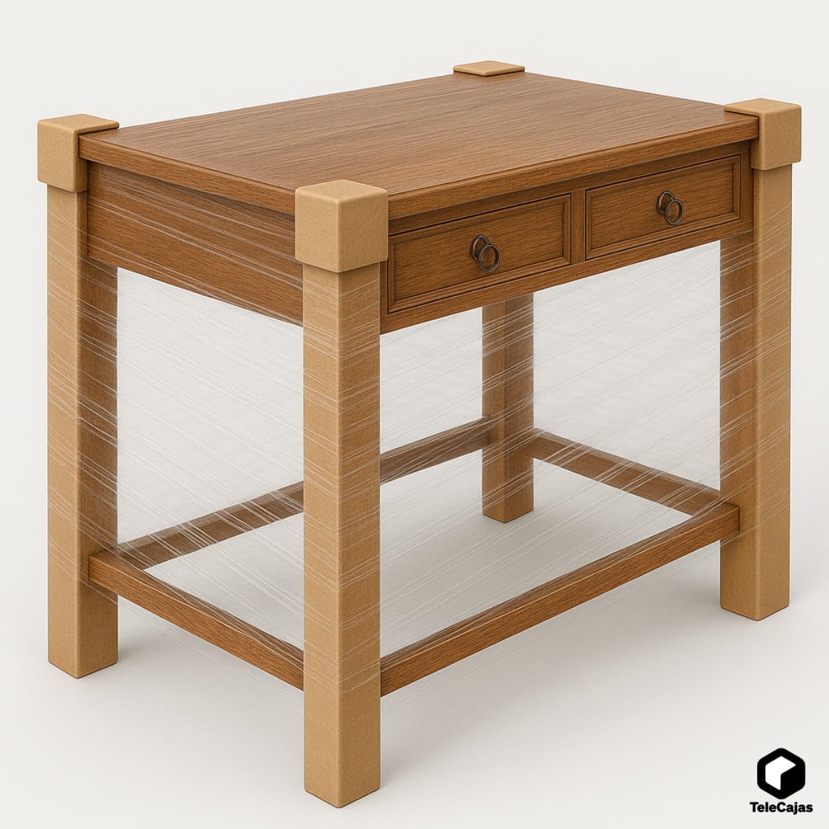 Cantoneras de cartón reciclado 120 cm x 4 cm Protectoras para palets y embalaje Pack de 12