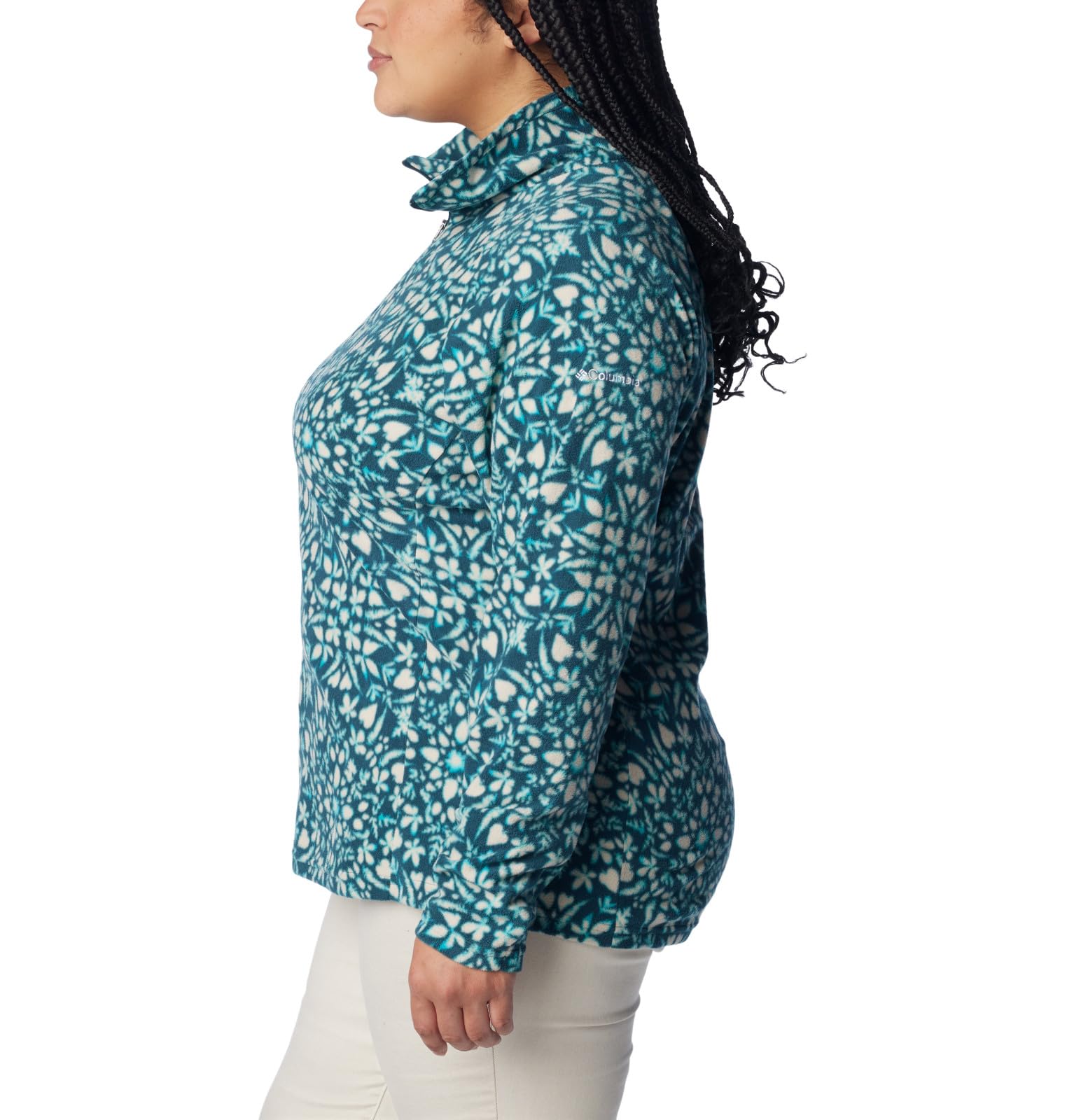 Columbia Women's Glacial Iv Print Half Zip Pullover Sweater