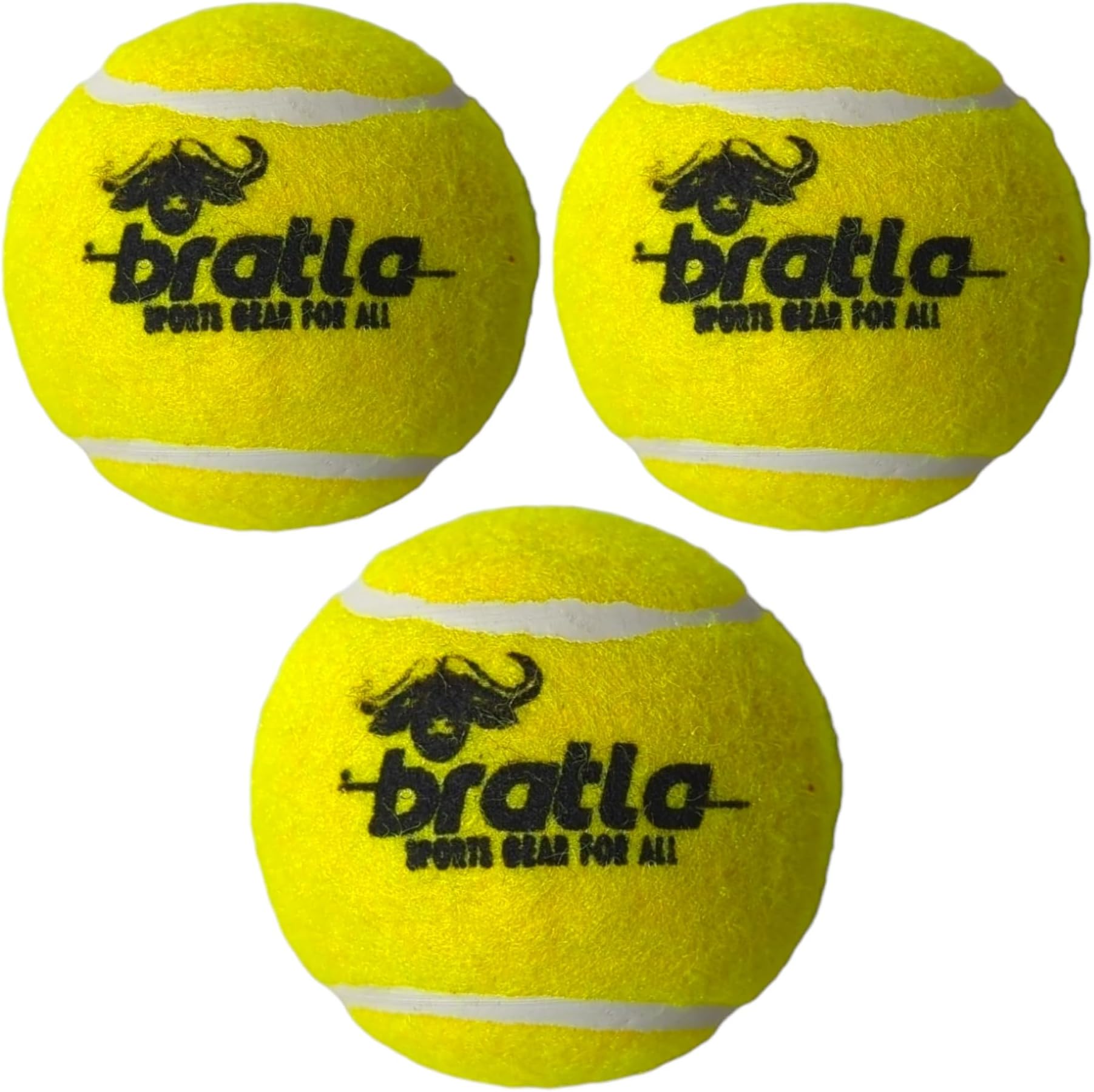Pro Tennis Balls for Cricket - Lightweight Cricket Ball Tennis Ball for Tape Ball Cricket Bat