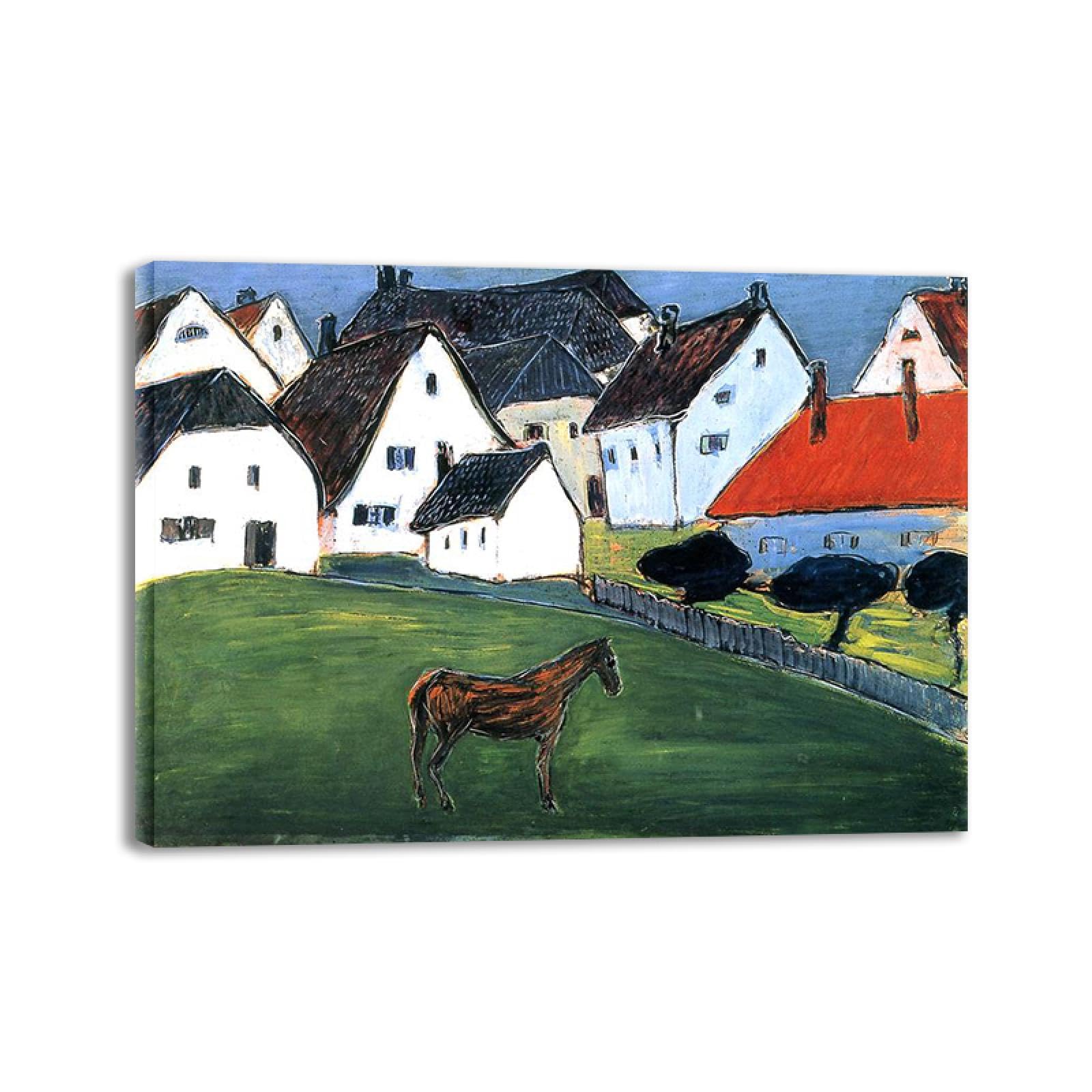 Impression sur toile Marianne von Werefkin tableau expressionnisme - 7