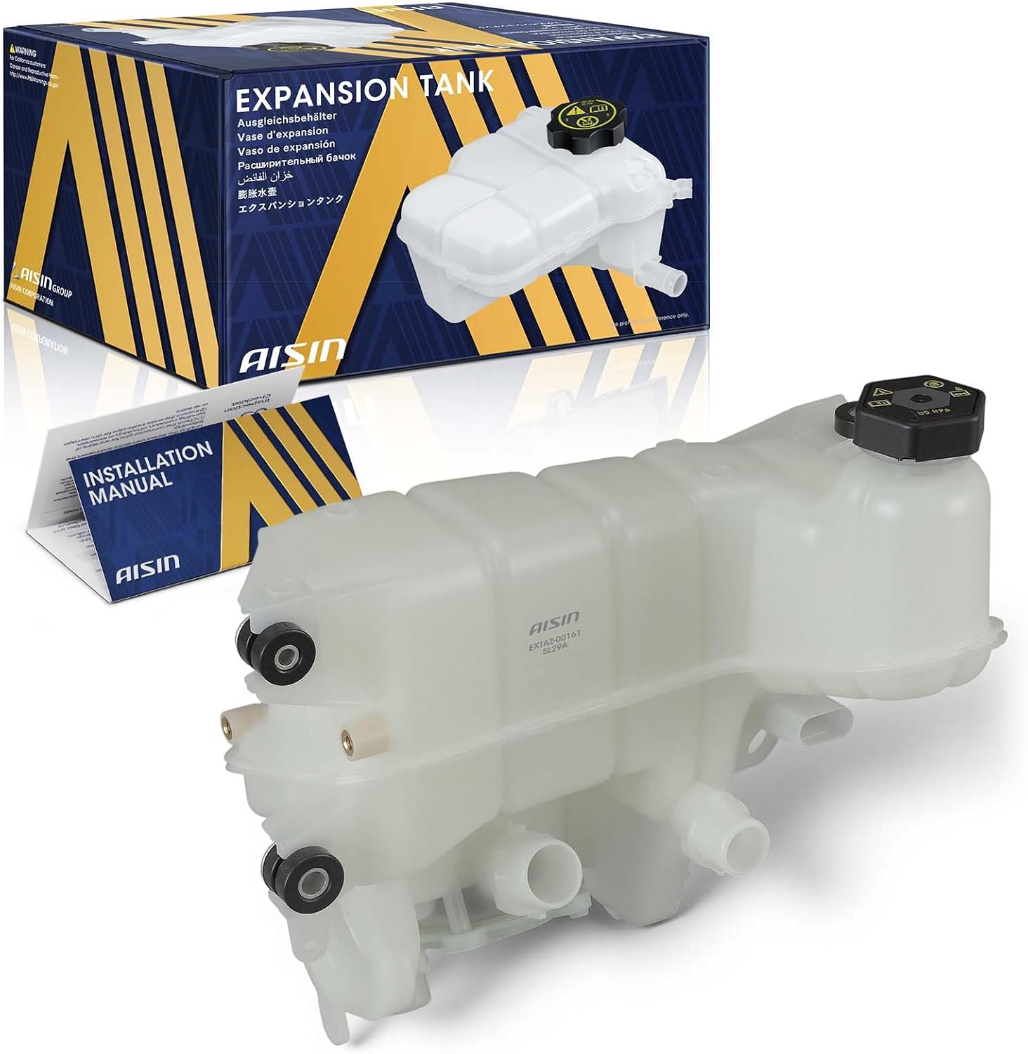 AISIN AFTERMARKET EXTAZ-00161 Coolant Reservoir Tank with Cap & Sensor