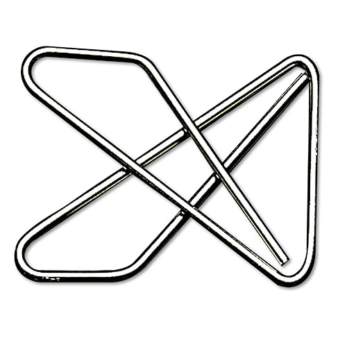 Miniatura 2 de ACCO Abrazaderas de papel de mariposa ideales, alambre de acero, tamaño pequeño de 1.5 pulgadas, capacidad de 100 hojas, plata, 50 abrazaderas por