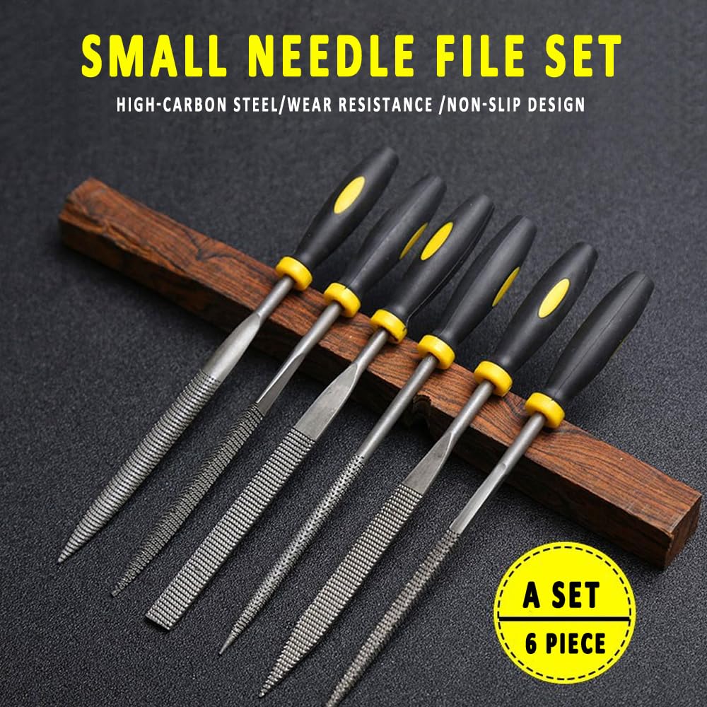 KALIM Lot De 2 Limes En Acier Carbone Et Limes Diamant (12 Pièces Au