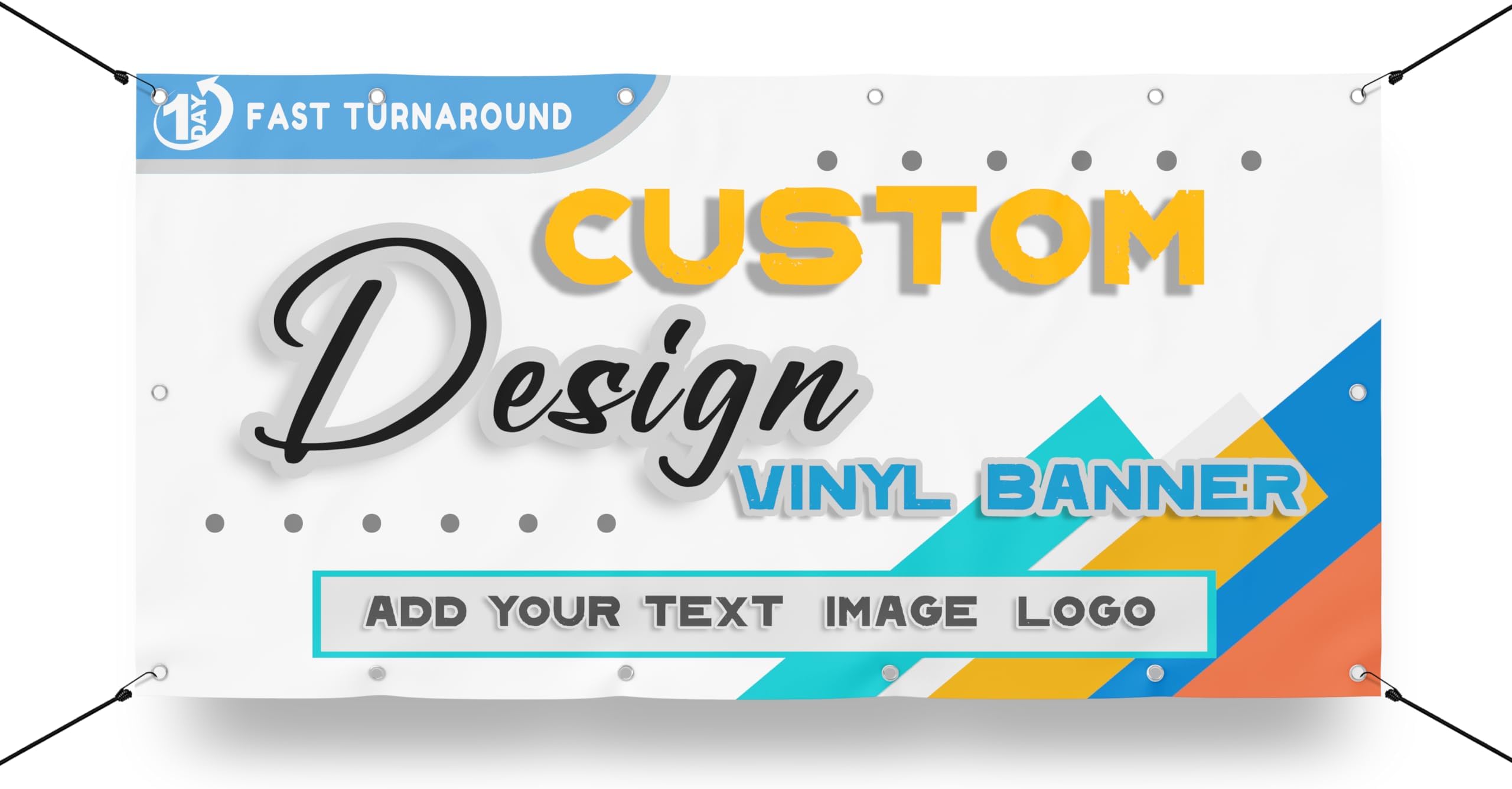 Custom Vinyl Banners and Signs/Customizable Full Color 13oz Banners for Indoor Outdoor Evnets/Personalized Banners for Every Occasion/Business, Birthday, Parties, Wedding, and Graduation. (1' X 4')