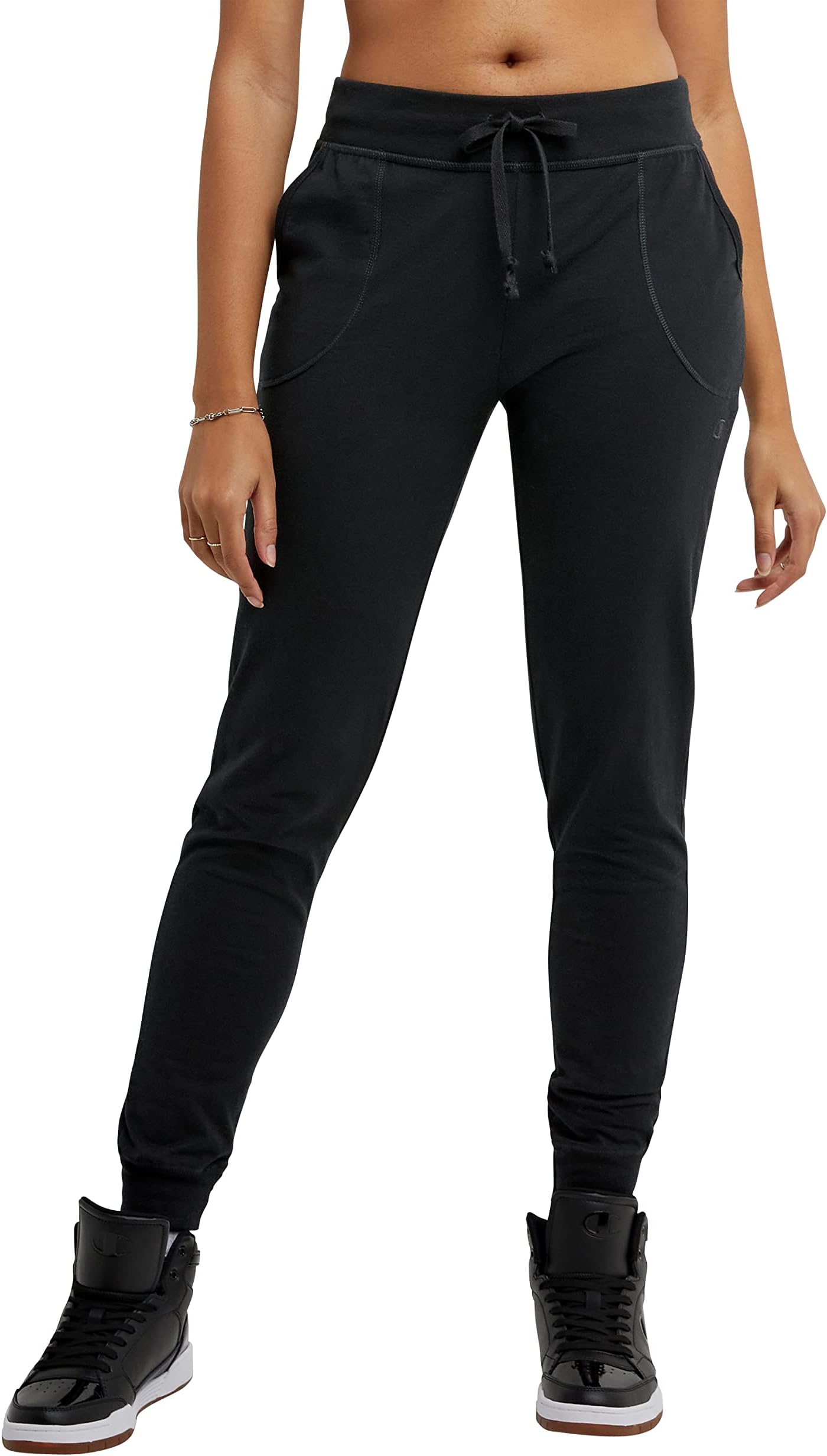 Women's Everyday Cotton Joggers, Women’s Jersey Sweatpants, Lightweight Joggers, 29"