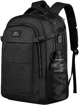 Laptop Backpack, Laptop Backpack, Jet Black, 17.3