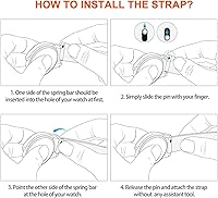 Vista 7 de Bands for Samsung Gear S3 Frontier/Classic Watch Silicone Bracelet, Sports Silicone Band Strap Replacement Wristband For Samsung Gear S3 Frontier