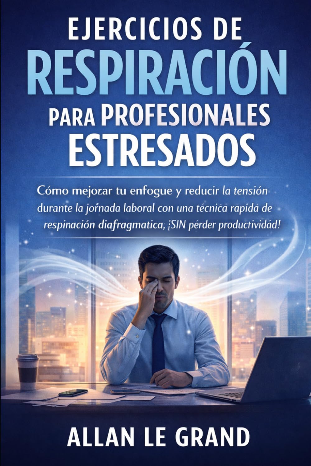 EJERCICIOS DE RESPIRACIÓN PARA PROFESIONALES ESTRESADOS: Cómo mejorar tu enfoque y reducir la tensión durante la jornada laboral con una técnica rápida de respiración diafragmática, ¡SIN perder produc