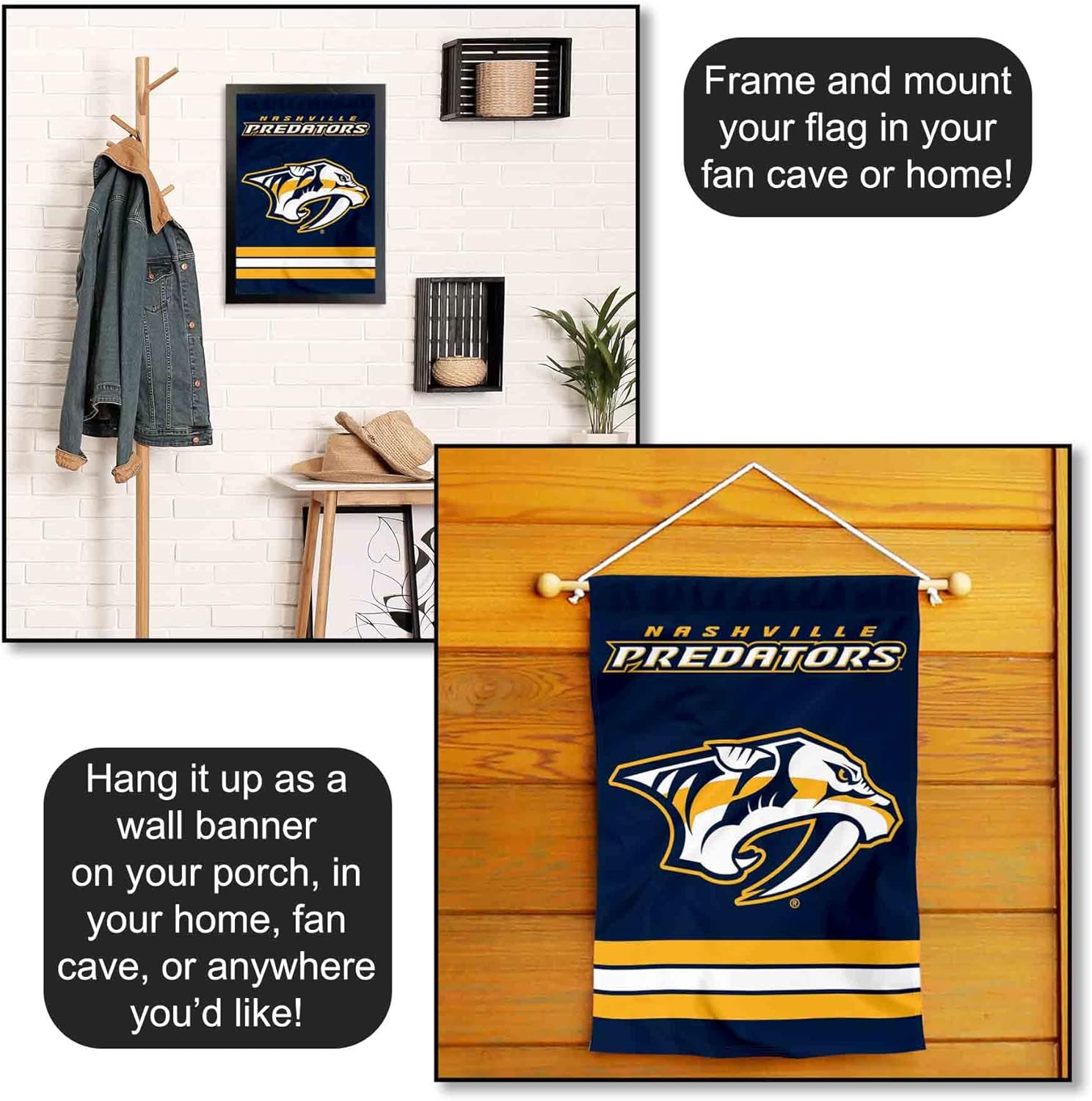 Nashville Predators Double Sided Garden Flag - Image 5