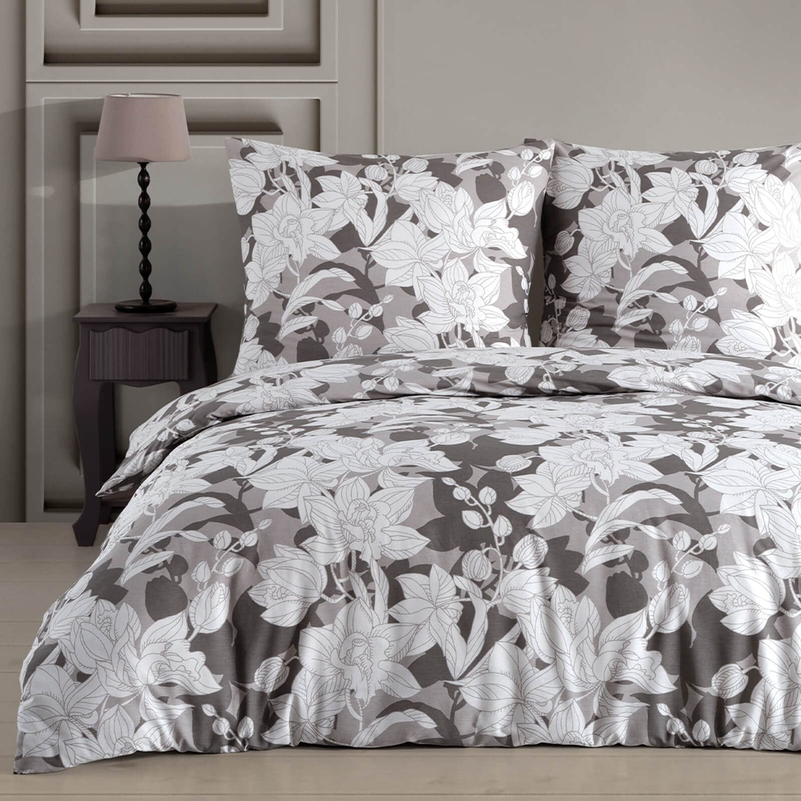 Buymax Bettwäsche Set aus 100% Baumwolle Renforcé, Streifen & Moderne Muster, mit Reißverschluss, Oeko-TEX Standard 100, Verschiedene Größen