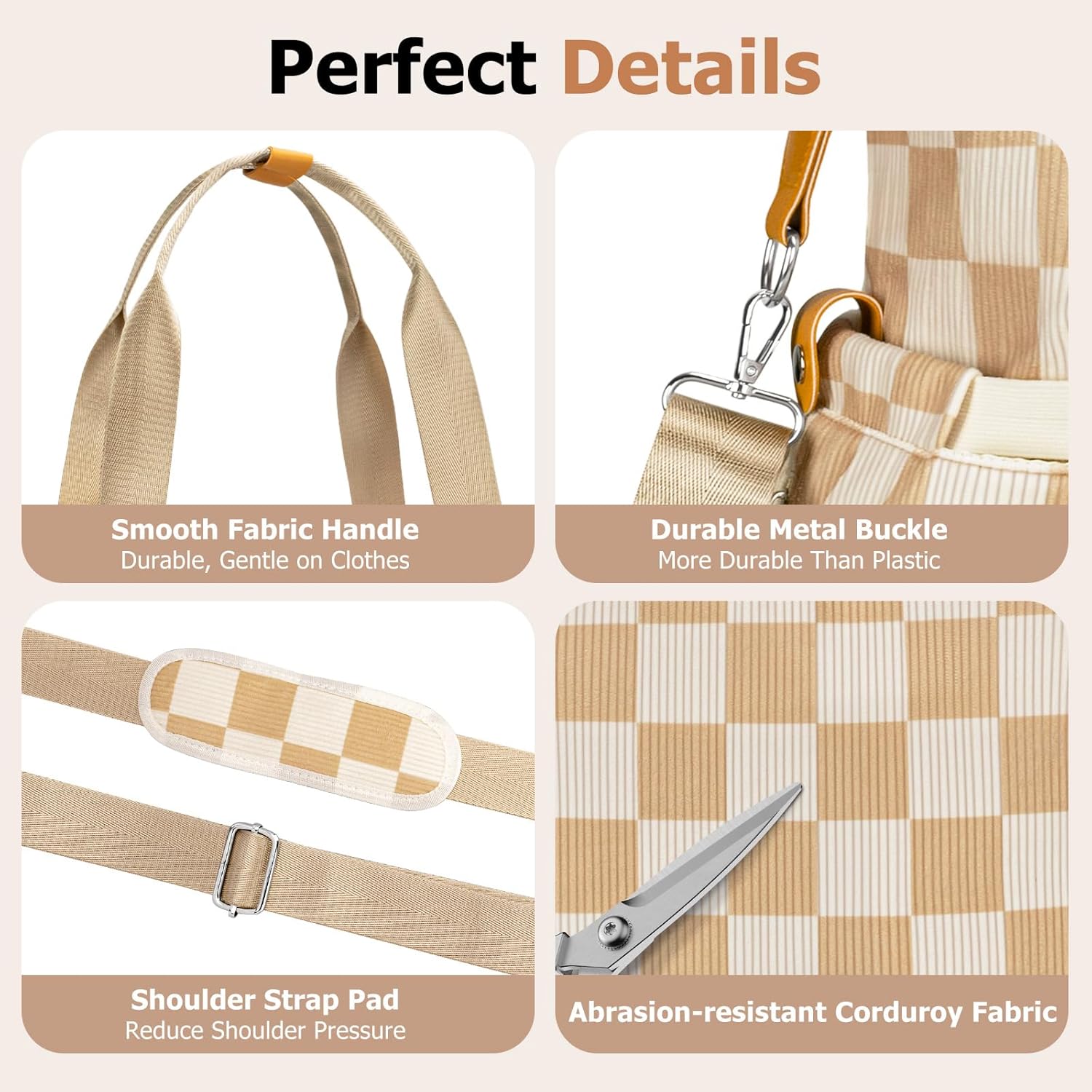 KUBYA Diaper Bag Tote, Puffer Diaper Tote Bags for Women Lightweight Travel Work Hospital Baby Bag Crossbody Mommy Bag