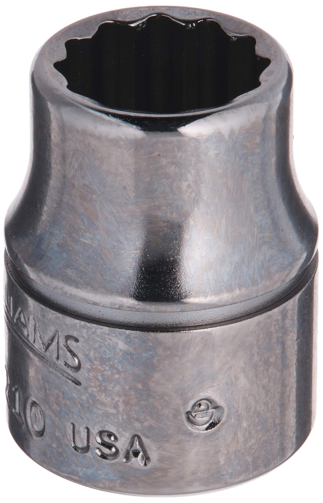 Williams BM-1210 3/8 Drive Shallow Socket, 12 Point, 10mm