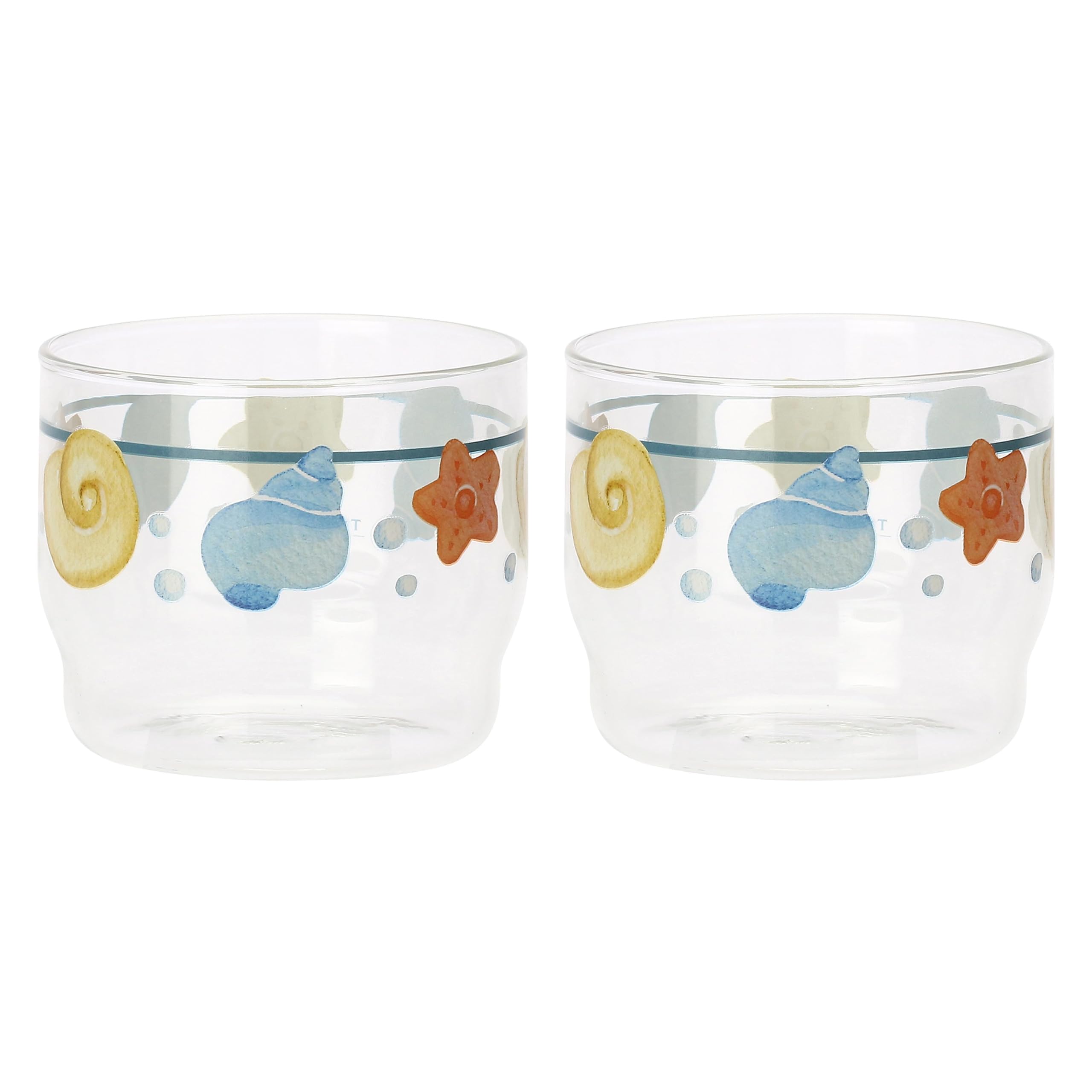 Coffret de tasses à crème glacée en verre THUN Mer à aimer idée cadeau originale