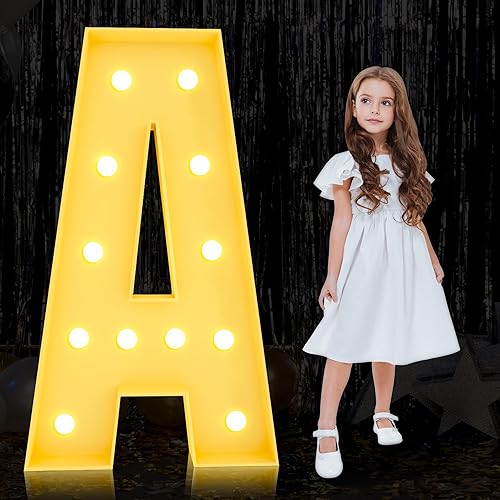 YOSWPP Marco de globos de mosaico gigante de 4 pies con luces de marquesina grande, kit de bricolaje para decoración de fiesta de cumpleaños, telón