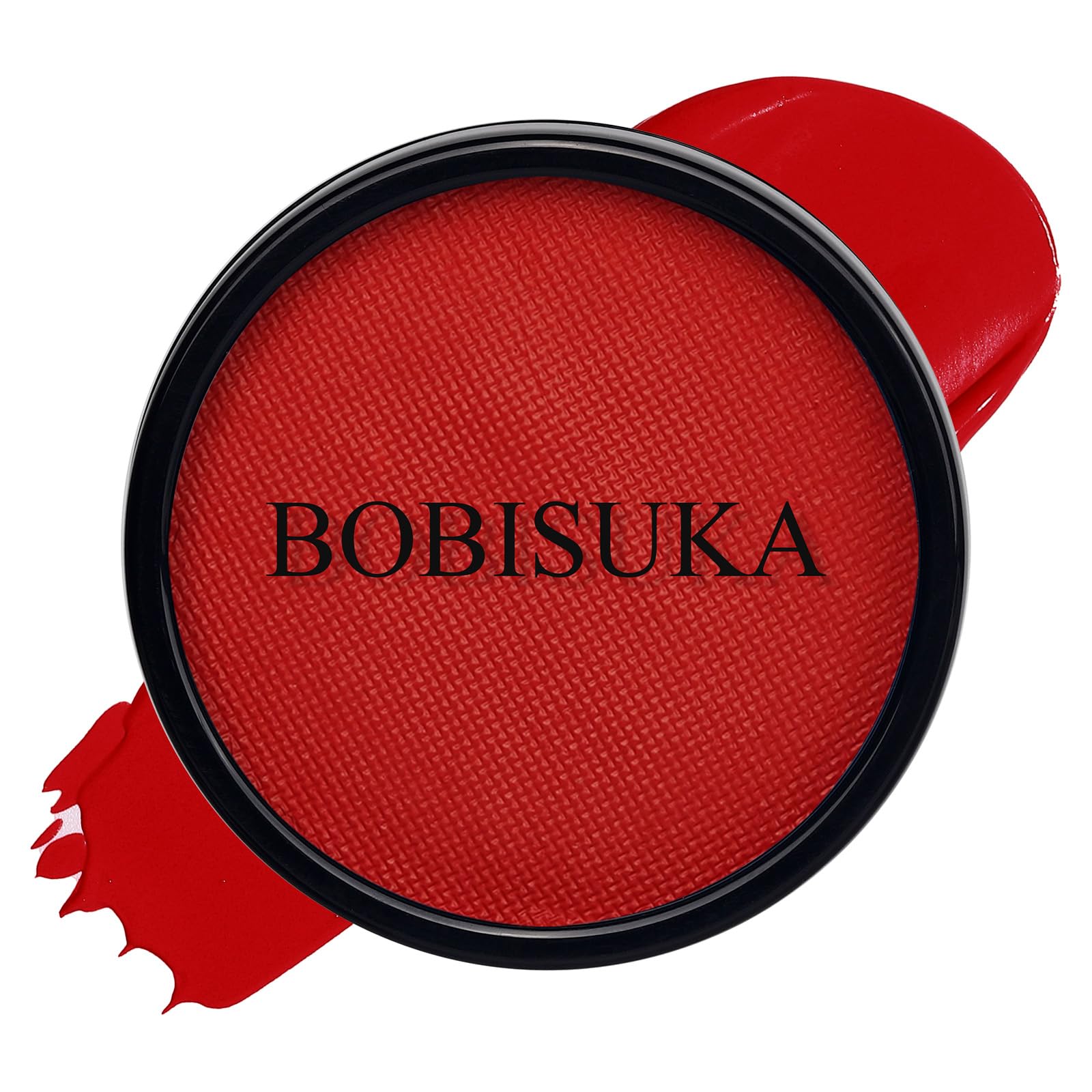 Photo 1 of BOBISUKA Devil Red Face Body Paint, Water-Based Face Painting Kit & Body Paints, Non-Toxic Facepaint for Halloween Demon Gothic Vampire La-Catrina SFX Makeup, Costume Cosplay Party Theater & Stage