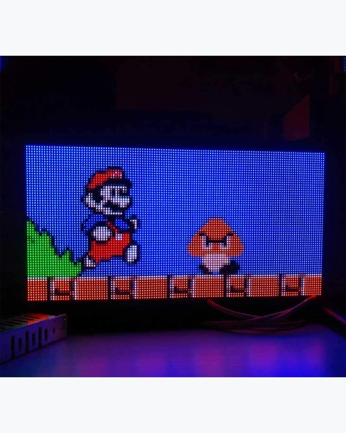 [Better IC, 2000cd, Strength Mask][2-Pack]NovaeLED Q4 LED Matrix Module(12x6in) Indoor RGB Full Color LED Display Screen, Refresh Rate 1920 Hz, Pixel Pitch 4mm, Pixel Dots 80x40, MTBF Over 100000hrs