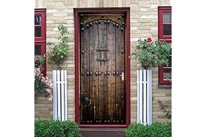 Create A Woodsy Vibe in Your Home with this 3D Door Sticker...