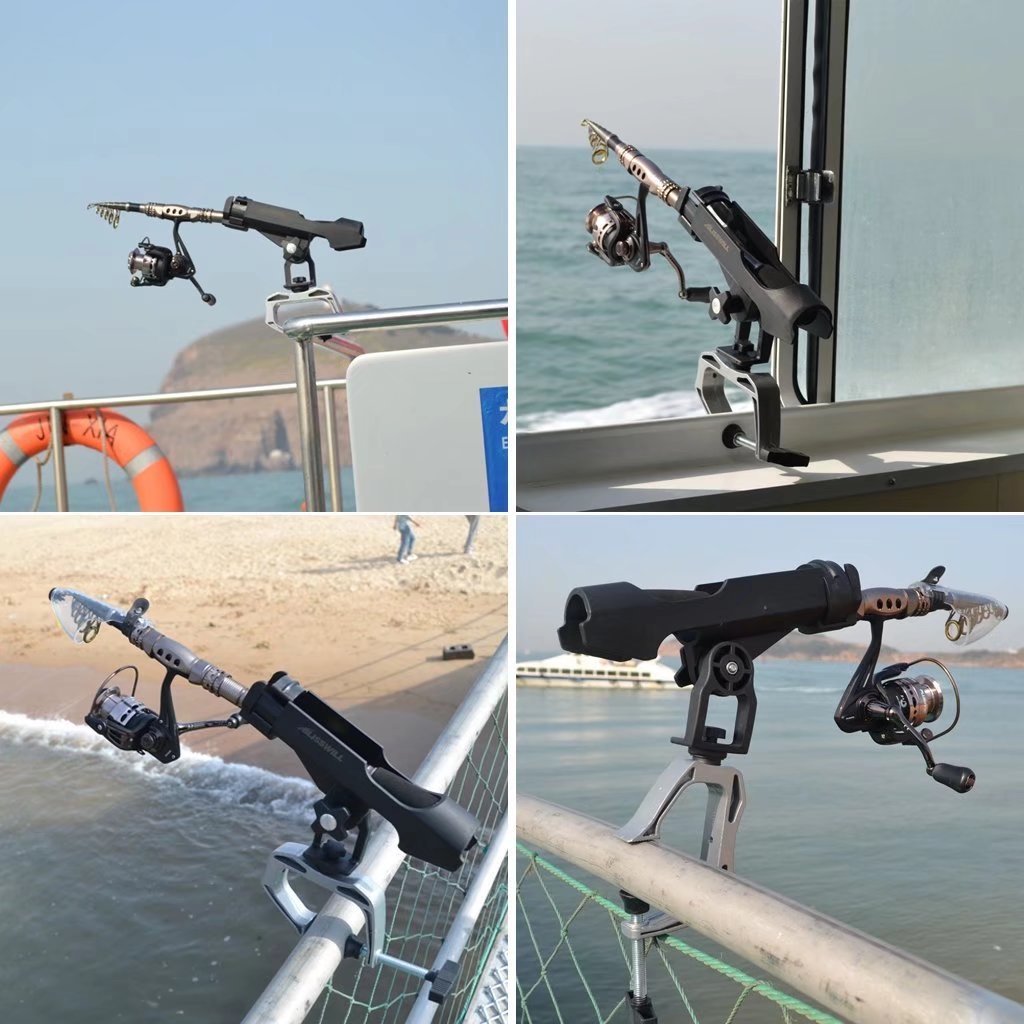 Adjustable Boat Rod Holder 360 Degree Nawaish Fishing Rod Holders – 360 ...