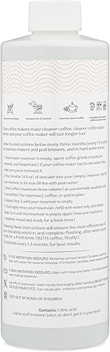 Miniatura 3 de Descalcificador líquido para máquinas de espresso y la mayoría de los tipos de cafeteras