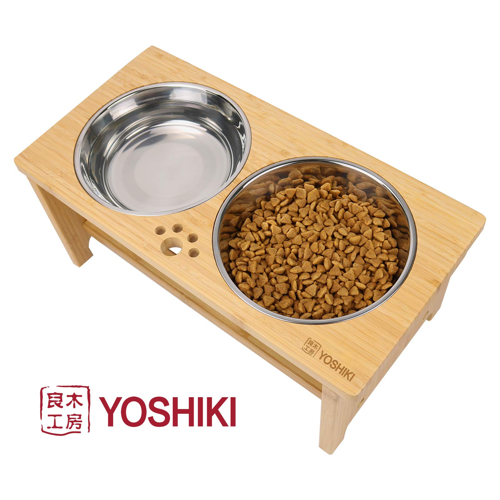 Amazon.co.jp: 良木工房 YOSHIKI: ペット食器台