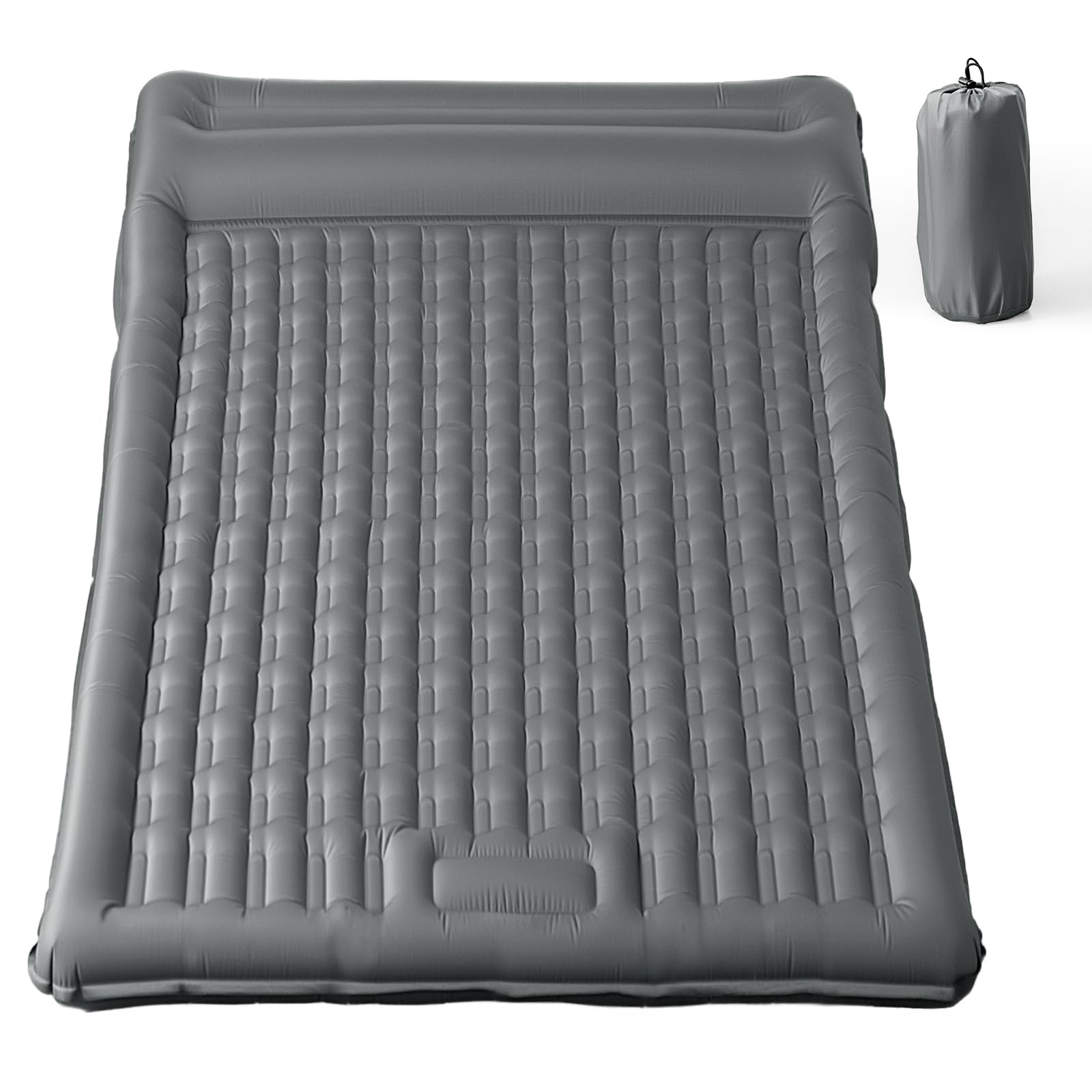 Isomatte Camping mit integrierter Fußpumpe 8cm Dicke Aufblasbare Campingmatte Outdoor, Wasserdicht & Reißfest 50D Nylon – Ultraleicht Luftmatratze für Zelt, Wandern & Gästebett